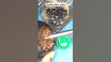 How to clean soldering tip . #solderingtips #soldering #solderingiron #electronics #project