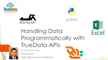 Handling Data Programmatically using TrueData APIs
