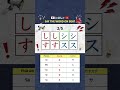 3.Bảng chữ cái tiếng Nhật SAY THE WORD ON BEAT（さしすせそ）