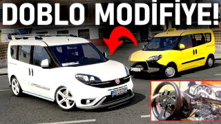 İHALEDEN TAKSİ ÇIKMASI DOBLO ALIP MODİFİYE ETTİK! MODİFİYE YARIŞI  ETS 2 Mod T300RS @oguzhankaplan