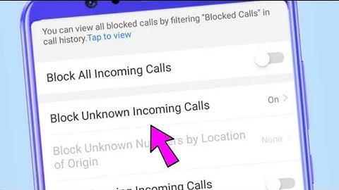 Sabhi Stranger Number Ko Block Kaise Kare | How To Block Unknown Numbers Automatically