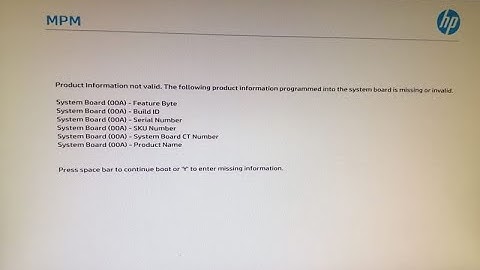 Product Information not valid! how to solve this issue in HPs EASILY (video 01) ?