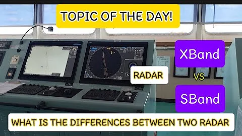 What's the difference between two Radar (Xband vs XBand) 