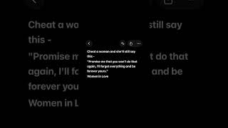 "Promise me that you won't do that again, I'll forget everything and be forever yours."?!#shortsfeed
