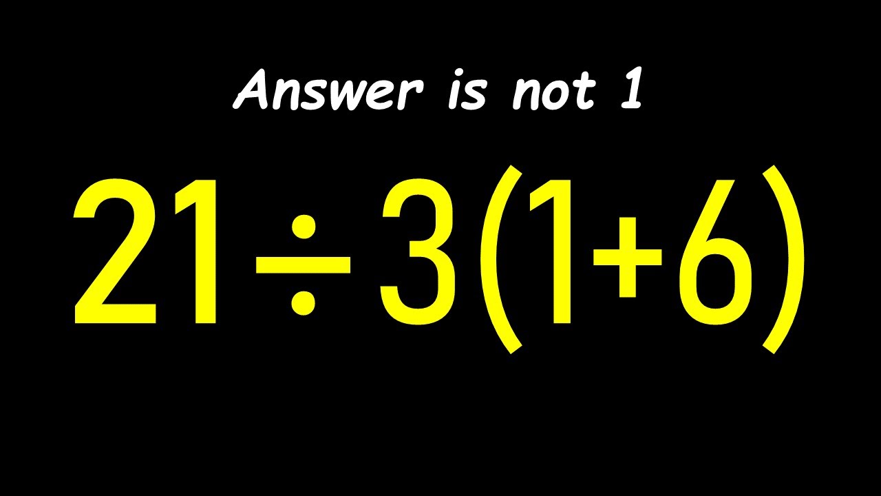 This Math Problem Tricks Everyone! - YouTube