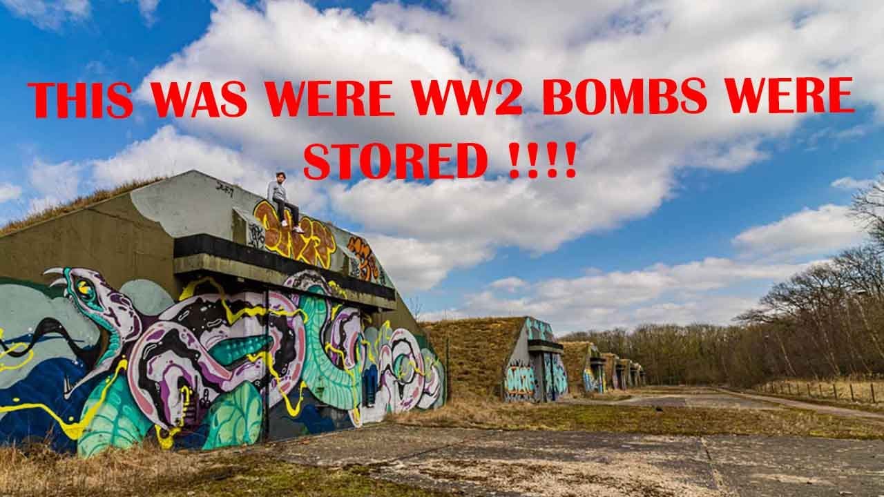 RAF Collyweston - Exploring the abandoned bomb storage base.