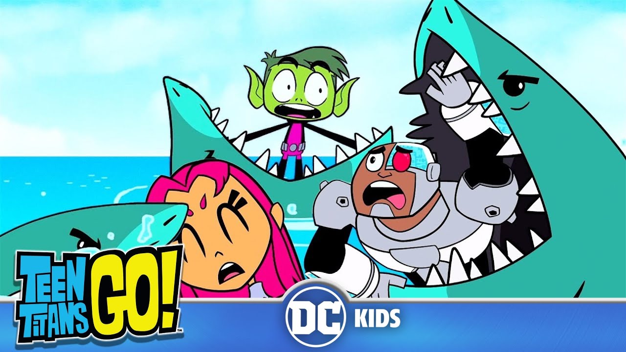 ⁣Teen Titans Go! | Shark Week! 🦈 | DC Kids