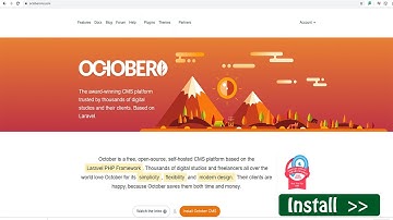 October CMS Documentation | October CMS Install Part-1