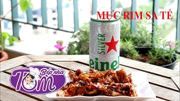 [Món Ngon Mỗi Ngày] Cách làm Khô Mực Rim Sa Tế 🦑🦑🦑 | Video 4K |Bếp Nhà Tôm