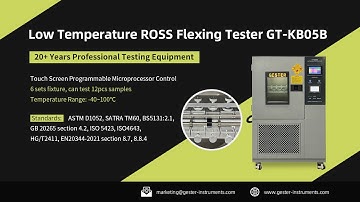Low Temperature ROSS Flexing Tester GT-KB05B