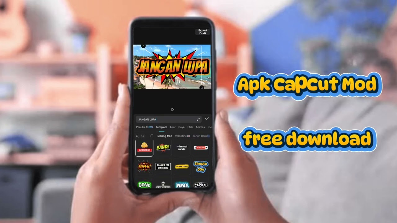Aplikasi CapCut Mod Free Download