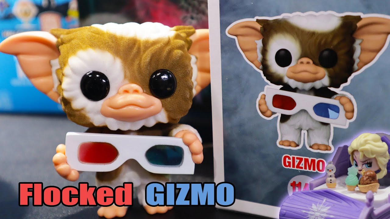 Flocked Gizmo With 3D Glasses Pop & Cool - YouTube