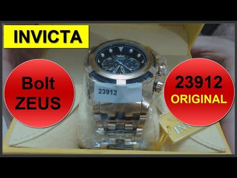 UNBOXING Relógio INVICTA Bolt Zeus Ref 23912 Original - Curso De Importação 2017