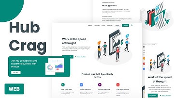 Landing Page with Svg Animation Using Html, Css and JavaScript