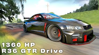 POV Drive: The Nissan R36 GTR We Deserve | 6 Spd Manual 1360 HP | Assetto Corsa Mod Gameplay