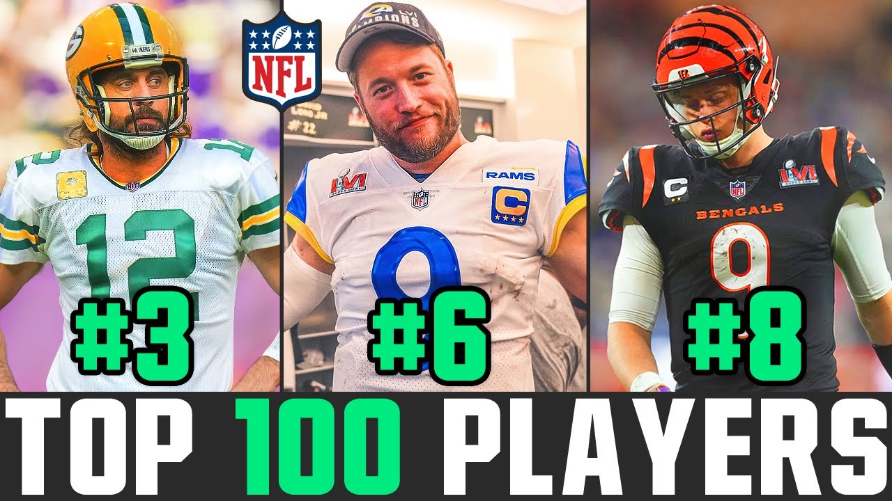 NFL Top 100 Players of 20212022 The Top 100 NFL Players (501) Win