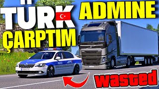 ADMİNİN ÖNÜNDE KAVGA ÇIKTI! ADMİN 3'LÜ KOMBO BAN ATTI! [ETS2 MP]