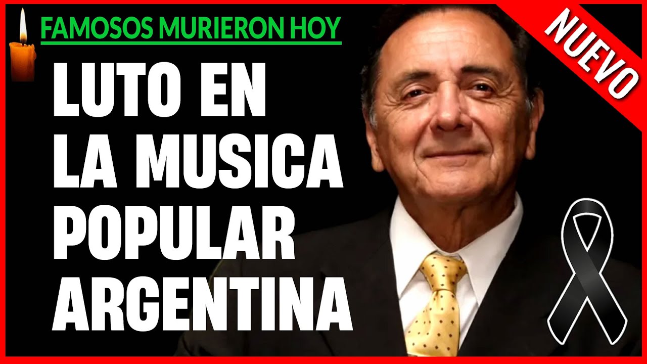 ►Luto en el tango: Falleció Ricardo “Chiqui” Pereyra a los 74 años