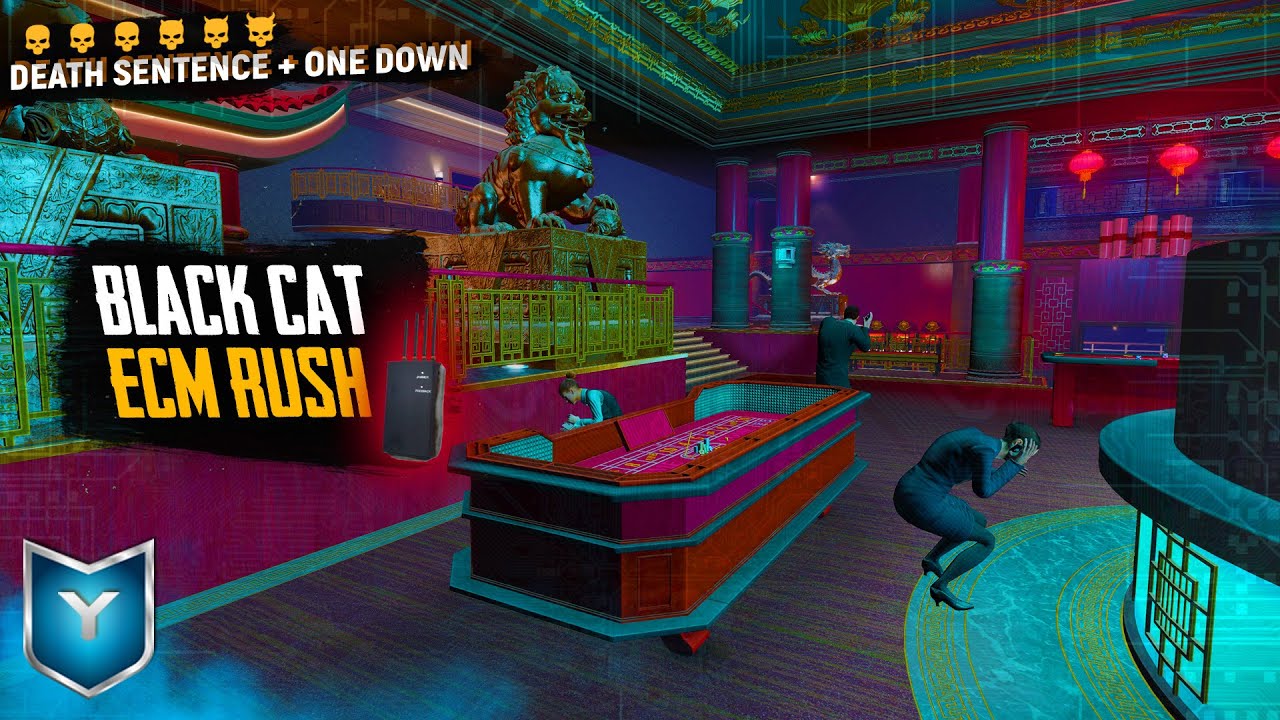 PAYDAY 2. Лайнер Black Cat. Смертный приговор Death Sentence. ONE DOWN