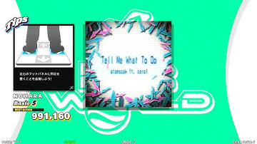 【DDR WORLD】 Tell me what to do atomsoak ft. cerol 【DOUBLE Basic5】 SPEED450 REVERSE BDP5