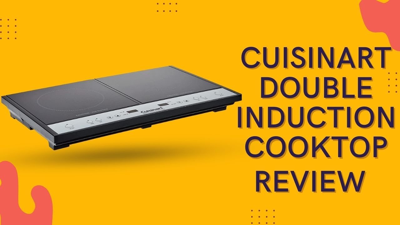 Cuisinart ICT-60 Double Induction Cooktop, Black