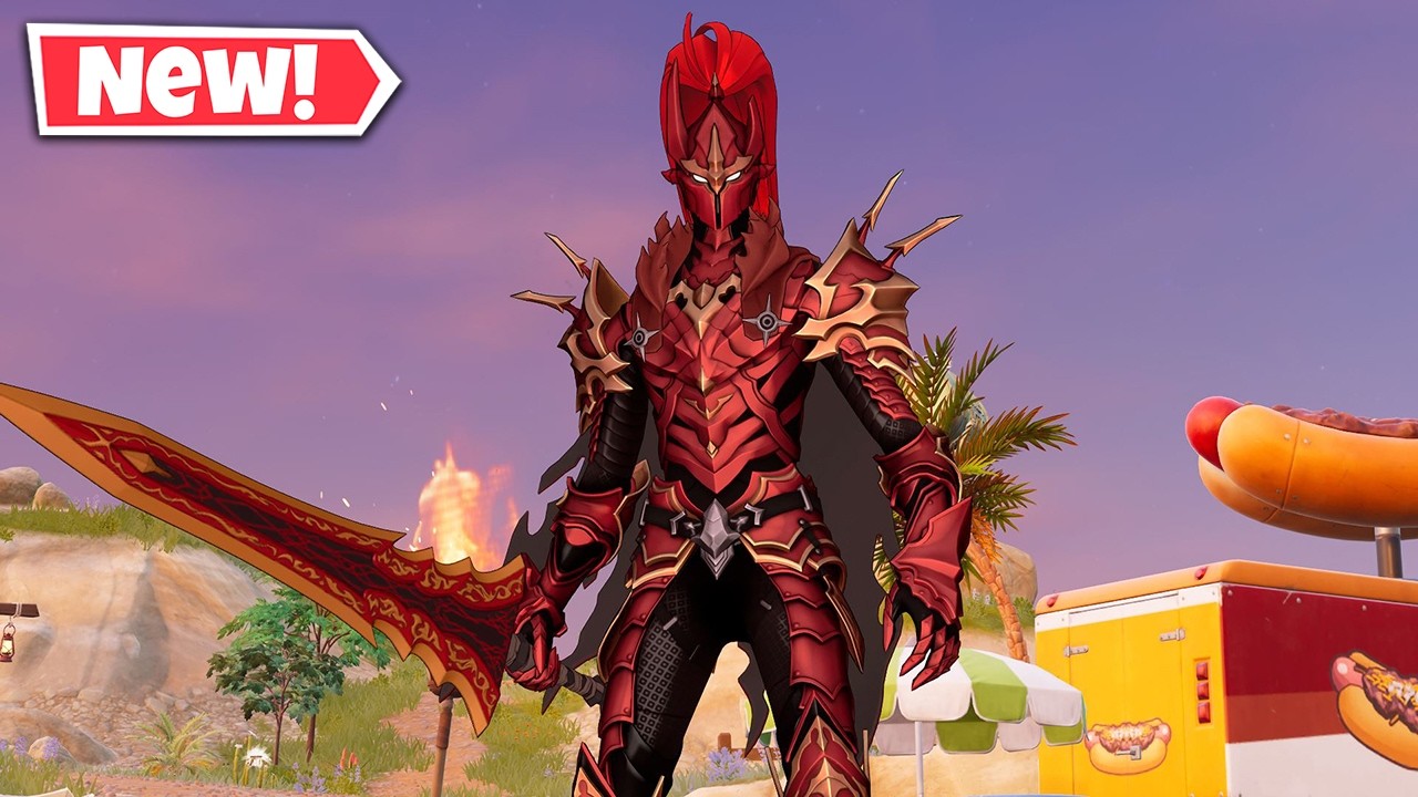 Новый кроваво-красный скин командира Игрис в Fortnite! (Прокачка в одиночку)