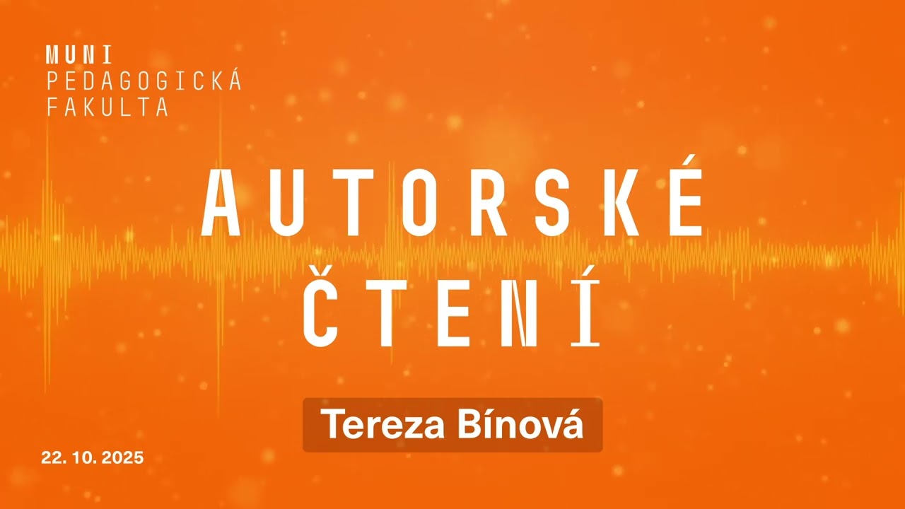 Tereza Bínová – Autorské čtení