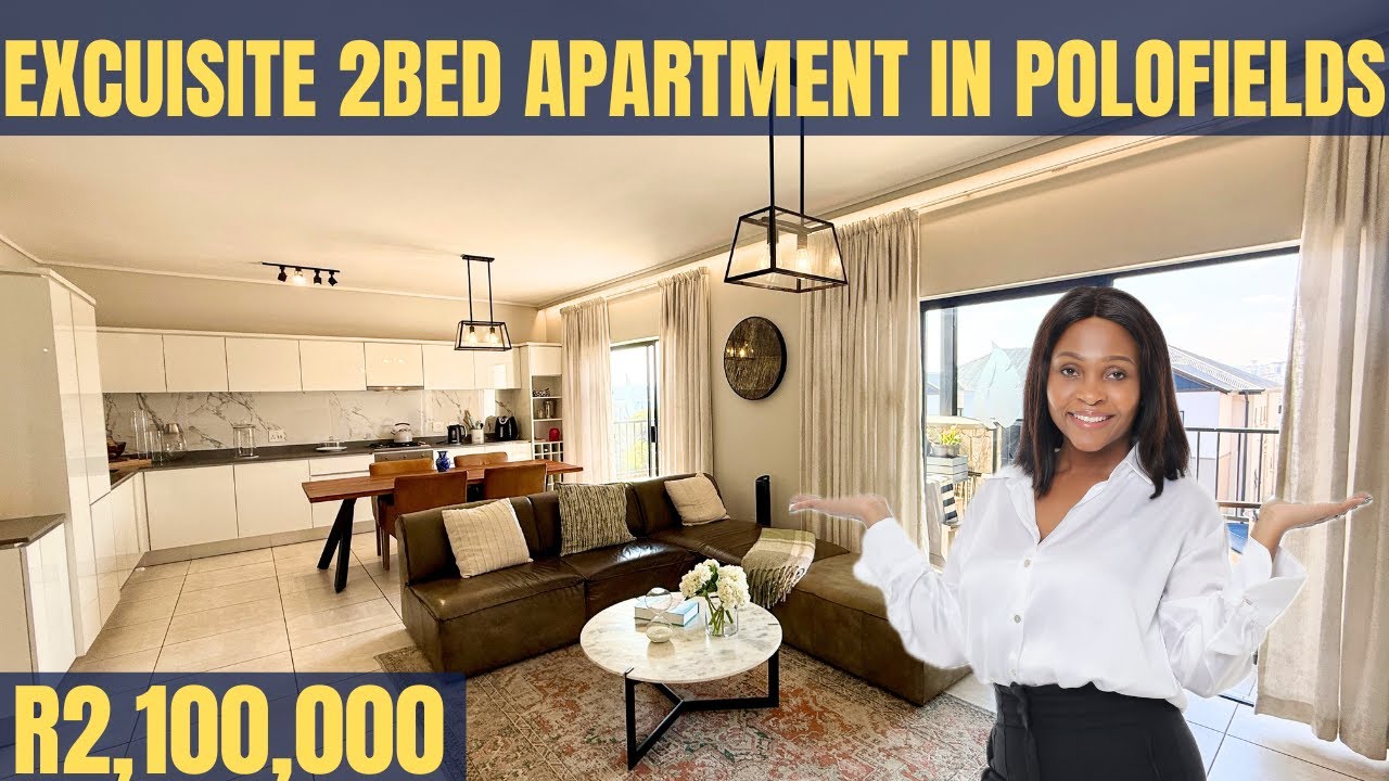 R2,100,000 | Polofields Luxury 2-Bedroom Apartment with Double Balcony & Built-in Braai