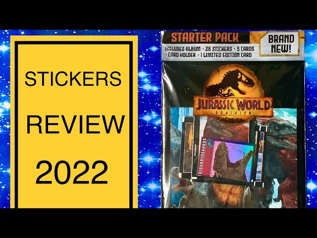 Starter Pack Jurassic Album con 4 Sobres de Cromos Stickers