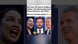 Who Wins 2028 Vance & Rubio OR Newsom & AOC 🇺🇸🔥 #Shorts