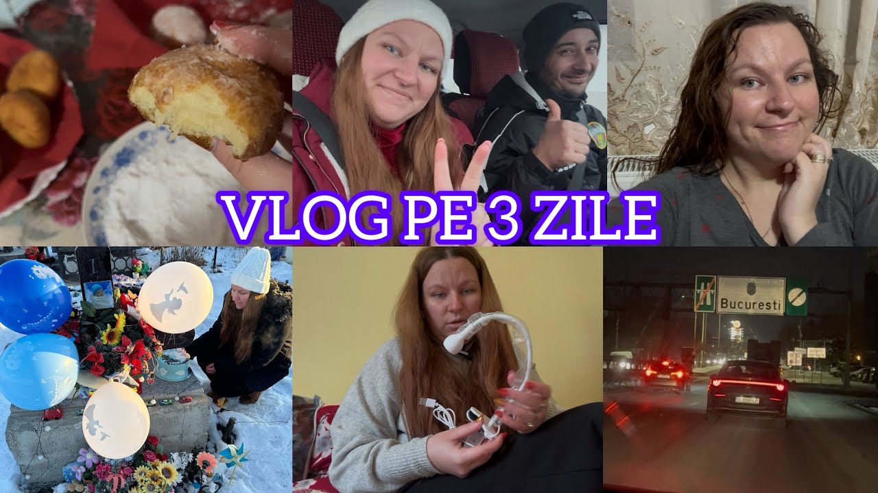 VLOG🎀3 zile cu noi👩🏼‍❤️‍👨🏻🐈👼🏻Weekend la țară|O zi grea pentru noi|Mic Haul Temu|Inapoi la Bucuresti 