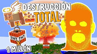 HAGO CULTO a VIN DISEL con 1.000.000 de TNT 💥 en MINECRAFT (SALE MAL)