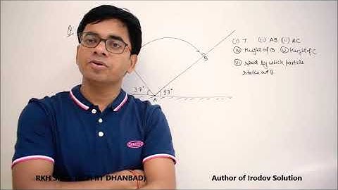 Lecture-15:Projectile motion good level problem. 8 by RKH Sir