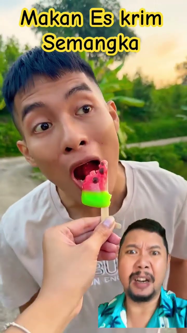KAKAK HABISIN ES KRIM SEMANGKA!!??? #shortsfeed #funny #shortvideo #icecream