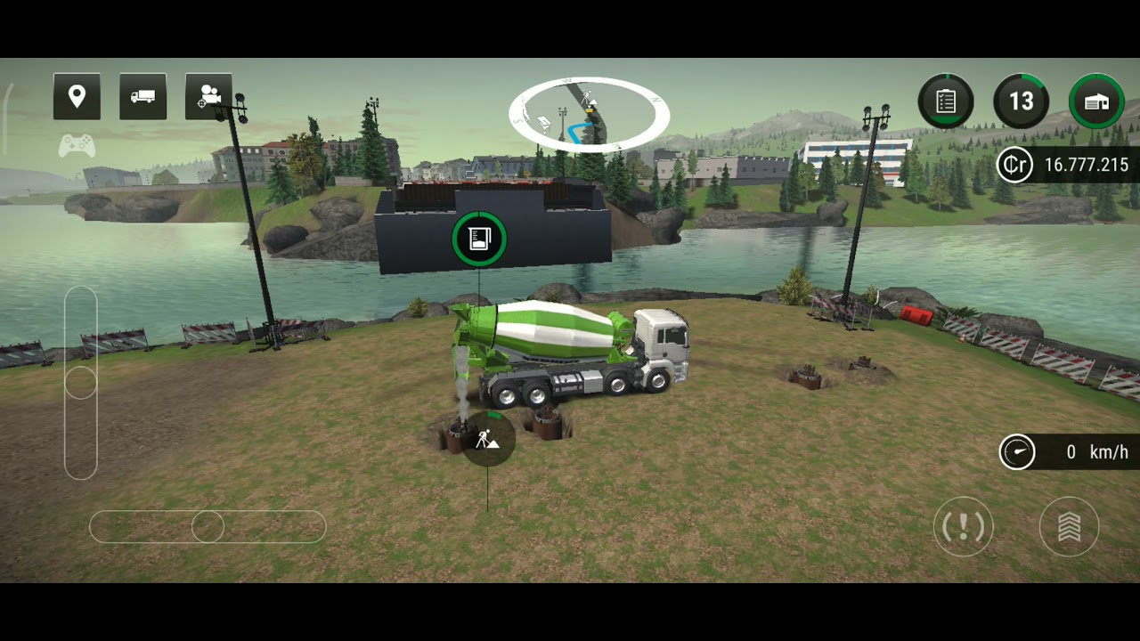 Construction simulator 3 started building bridge part 1