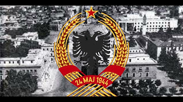 "Qëndrojmë si malet", "We stand like the mountains" (Albanian Communist Song)