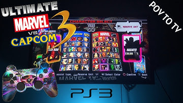 Ultimate Marvel vs Capcom 3 - Opening/Intro + Training Mode || PS3 Gameplay 2020