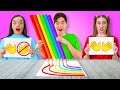GENIUS RAINBOW HACKS THAT WORK MAGIC! || Colorful Girly Hacks And Ideas By 123GO! SCHOOL