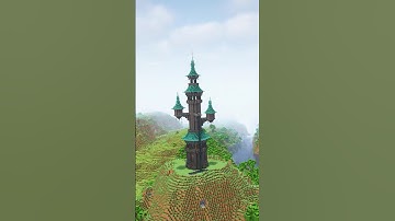 fantasy wizard tower minecraft timelapse & tutorial #minecraft