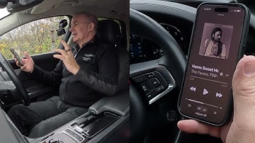 How to play music from your mobile through the bluetooth audio system in a 2019 Jaguar XF Portfolio