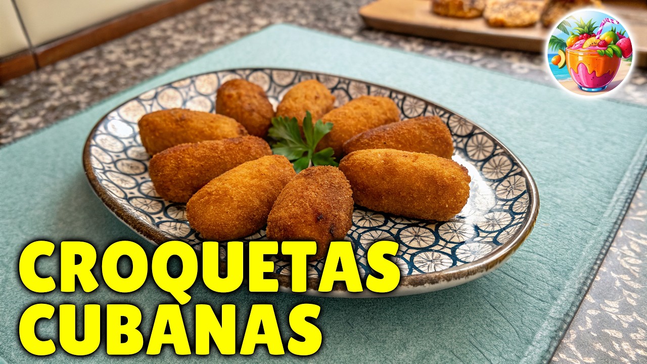 Croquetas de Pollo Cubanas Originales: ¡La Receta Más Sabrosa y Tradicional de Cuba! 🇨🇺✨