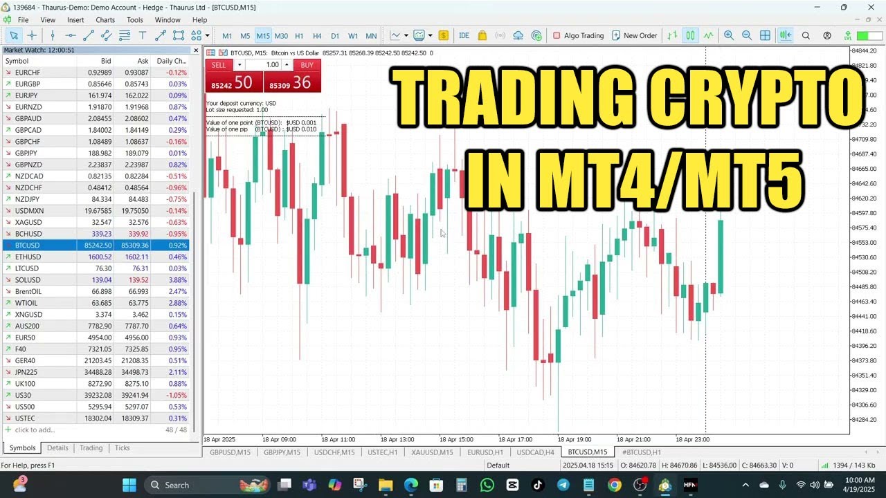 How to Add & Trade Crypto in MT4 & MT5 – Full Step-by-Step Guide!