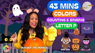 learn letters halloween special letter p counting 1 10 songs for kids halloween for kids