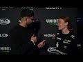 Nina van Dalum Post-Fight interview GLORY 90