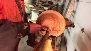 Wood turning second cherry bowl
