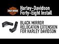 Extend mirrors on Harley Davidson Sportster