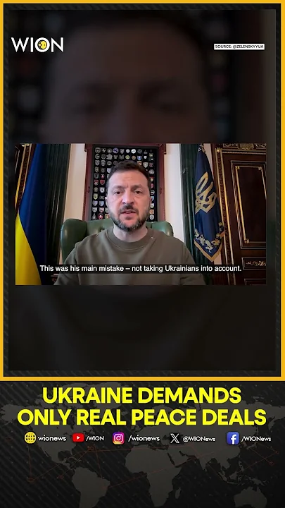 Zelensky: Ukraine Is Ready For Real Decisions That Can Bring Peace | WION Shorts