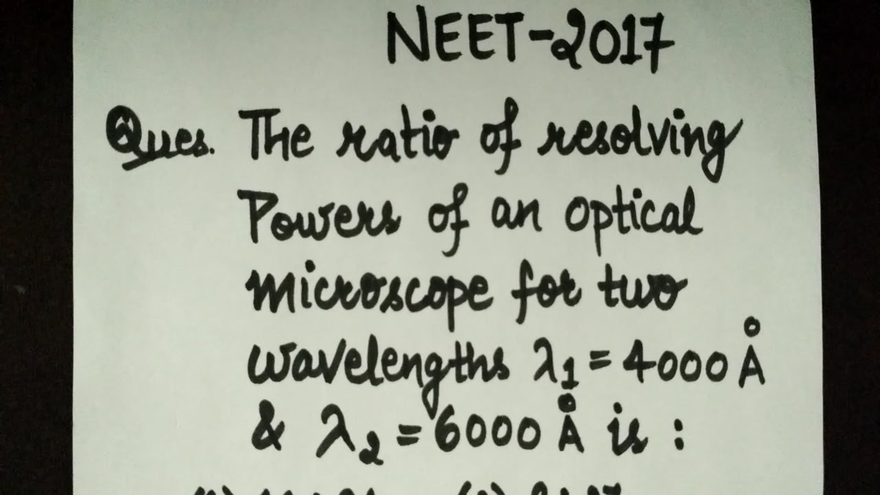 NEET 2017 Physics Solution | NEET Exam Solutions