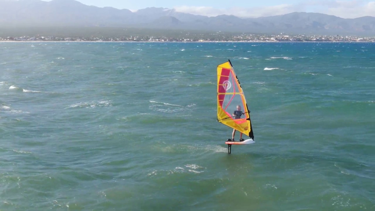 WINDFOILING ACTION LA VENTANA, BAJA 2019 GREG GLAZIER & EMILY RIDGWAY ...