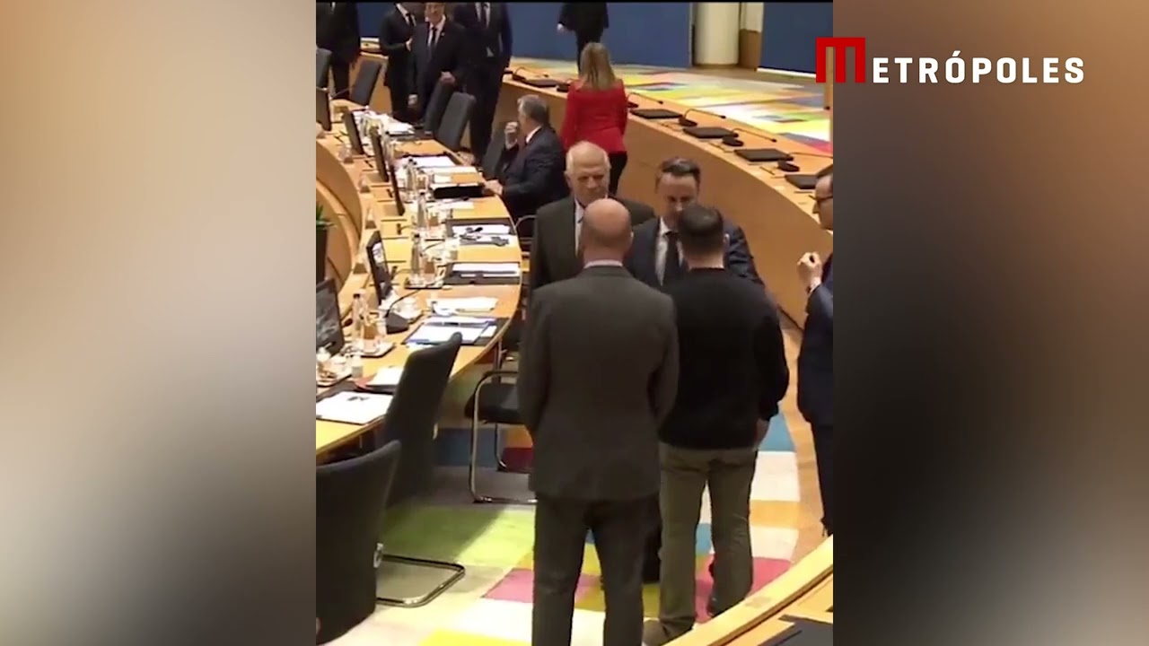 Viktor Orbán ignora Zelensky durante encontro da UE em Bruxelas